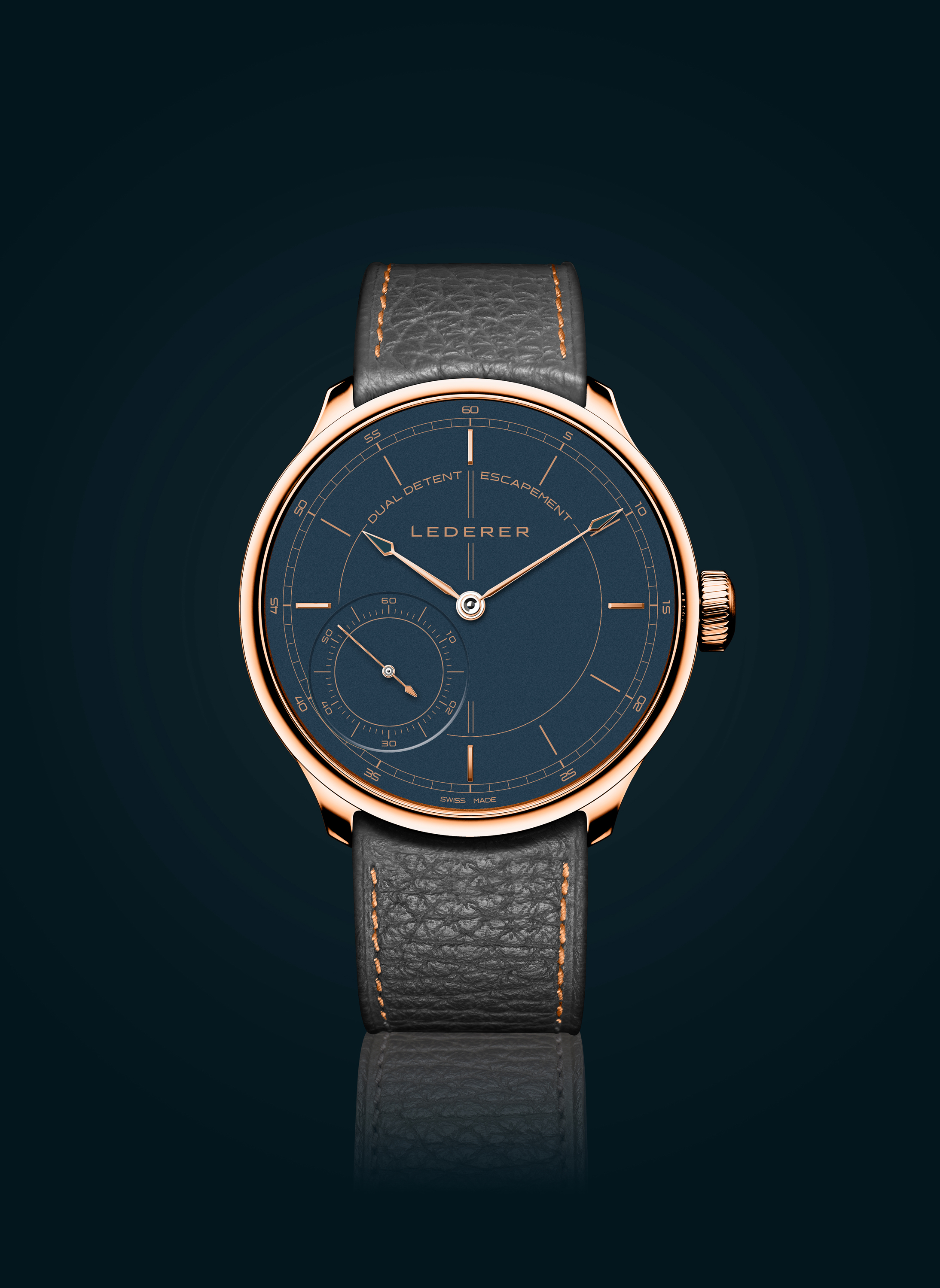 ROSE GOLD / DEEP BLUE
